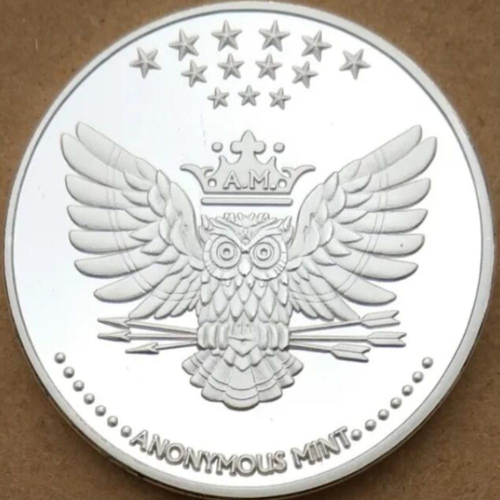 Owl & Medusa Silver coin.